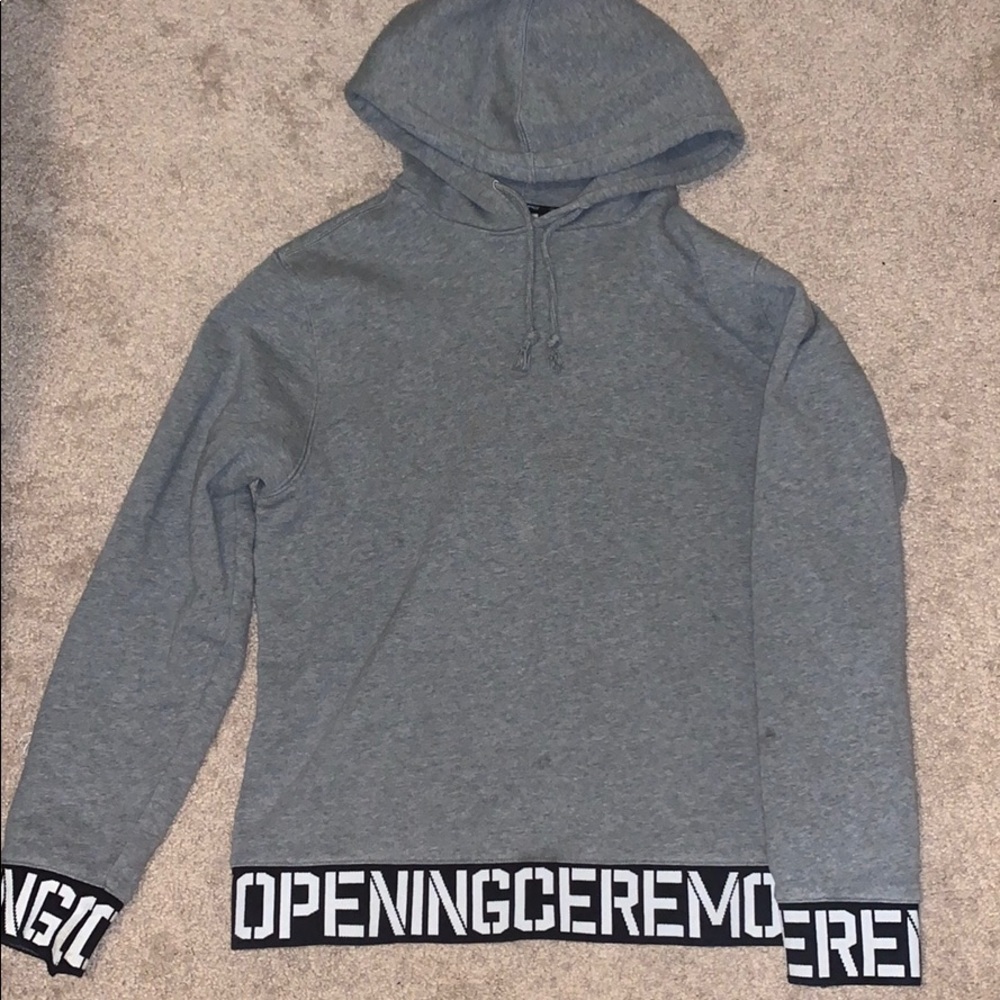 Opening ceremony grey hoodie